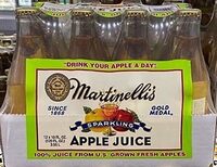 Sparkling apple juice