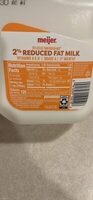 2% Reduced Fat Milk