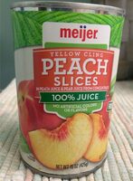 Yellow Cling Peach Slices