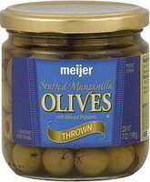 Stuffed Manzanilla Thrown Olives With Minced Pimiento