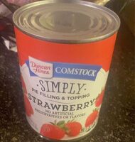 Comstock, Pie Filling & Topping, Strawberry
