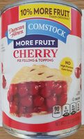 Duncan hines, comstock, pie filling & topping, cherry
