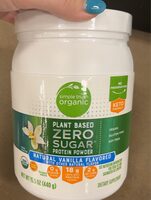 Simple truth organic plant based zero sugar protein powder