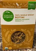 100% Whole Wheat Rotini