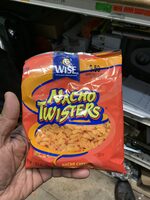 Nacho cheese flavored corn chips