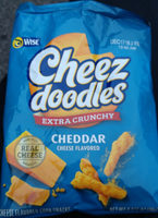 Cheese flavored corn snacks