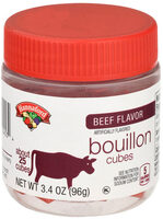Hannaford, bouillon cubes, beef flavor
