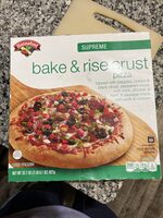 Supreme bake & rise crust pizza