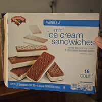 Mini ice cream sandwiches