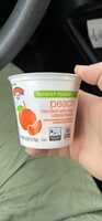 NONFAT YOGURT peach blended with other natural flavors