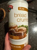 Plain bread crumbs
