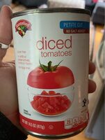 Diced tomatoes  petite cut no salt added
