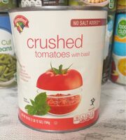 Crushed tomatoes with basil