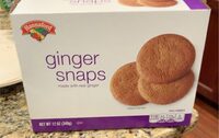 Ginger snaps cookies