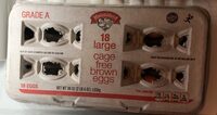 Cage free brown eggs