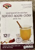 Spiced apple cider drink mix