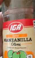 Manzanilla Olives Stuffed With Minced Pimento