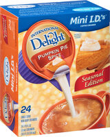 Pumpkin pie spice nondairy coffee creamer