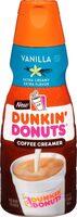 Dunkin donuts coffee creamer vanilla