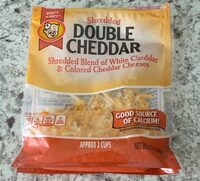 Shredded double cheddar