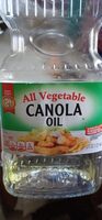 All vegetables Canola oil