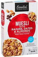 Muesli with raisins, dates & almonds