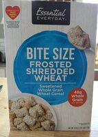 Bite Size Frosted Lightly Sweetened Whole Grain Shredded Wheat Cereal