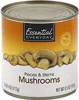 Mushrooms, Pieces & Stems