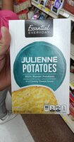 100% russet julienne potatoes in a creamy cheese sauce