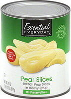 Bartlett pear slices in heavy syrup