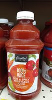 Hot & spicy vegetable juice from concentrate, hot & spicy vegetable