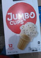 Jumbo ice cream cups