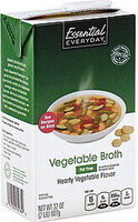 Fat free vegetable broth