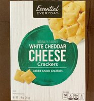 White cheddar cheese crackers