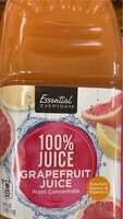 100% grapefruit juice from concentrate