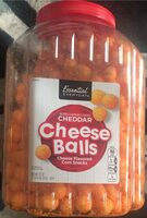 Cheddar Cheese Balls cheese flavored corn snacks