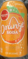Orange flavored soda