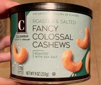 Culinaria roasted & salted fancy colossal cashews w/sea salt