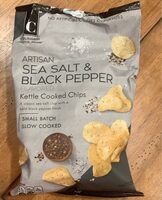 Culinaria artisan sea salt & black pepper flavored