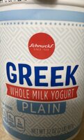 Greek whole milk yogurt