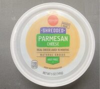 Shredded parmesan cheese