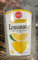 Old fashioned lemonade with pulp