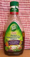 Wish-bone, asian with sesame & ginger vinaigrette dressing, delicately sweet & tangy