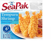Oven crispy tempura shrimp w/ orange sauce