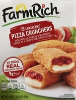 Breaded pizza crunchers
