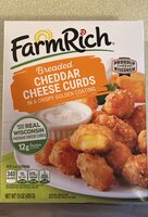 Breaded cheddar cheese curds