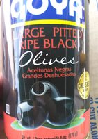 Large Pitted Ripe Black Olives