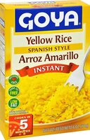 Foods instant yellow rice