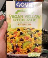 Original authentic vegan yellow rice mix