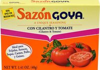 Foods sazn seasoning with coriander annatto